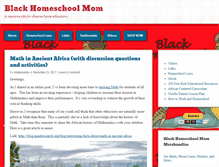Tablet Screenshot of blackhomeschoolmom.com